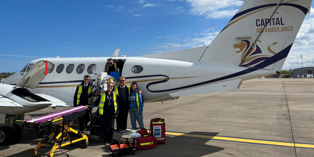 Flight team and air ambulance